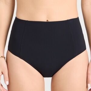 Ulla Johnson Black High-Waisted Swim Bottom